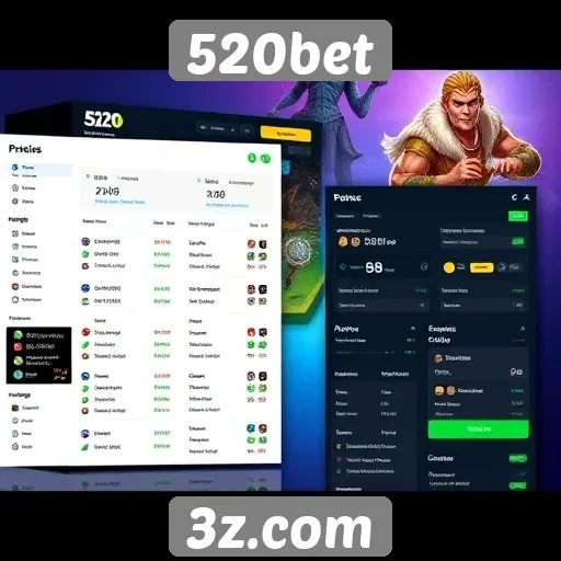 Interface e experiência do usuário no site 520bet